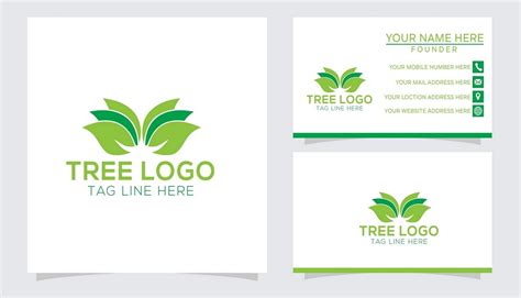 Natural Tree Leaf Logo Graphic By Arman Hossen · Creative Fabrica