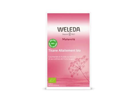 Weleda Maternité Tisane allaitement BIO fruits rouges 20 sachets