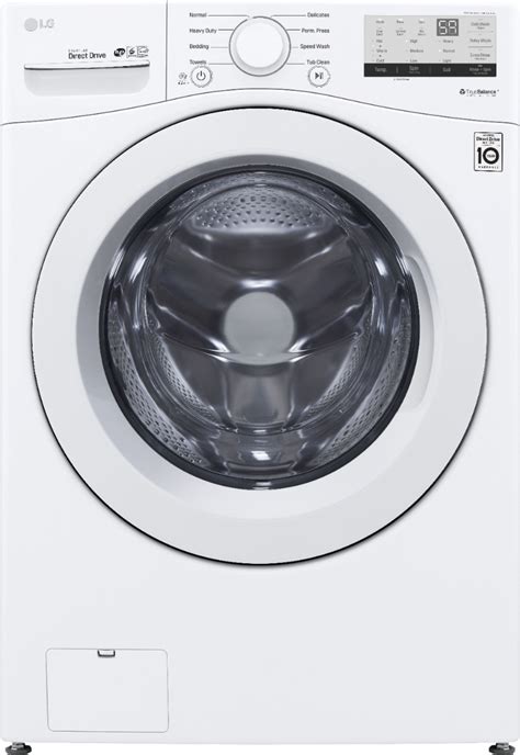 Lg 45 Cu Ft High Efficiency Stackable Front Load Washer With 6motion