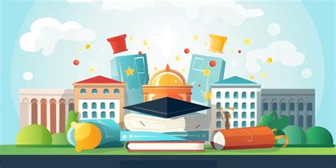 Premium Photo | Back to school banner education illustration background