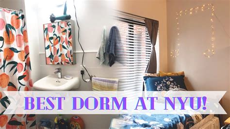 NYU Freshman College Dorm Room Tour - Lipton Hall 2020 - YouTube