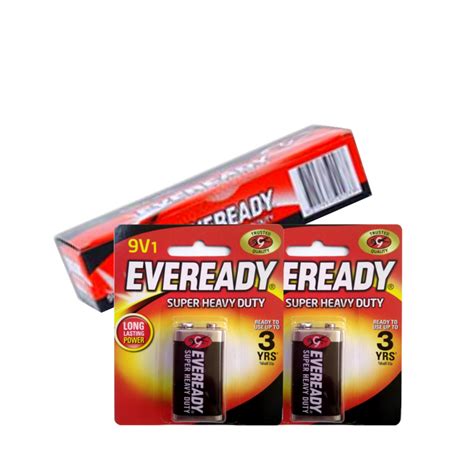 9v Eveready Battery Super Heavy Duty 12pcsbox Poh Wah Trading