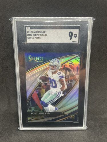 2019 Panini Select Field Level Silver Prizm 283 Tony Pollard Tony