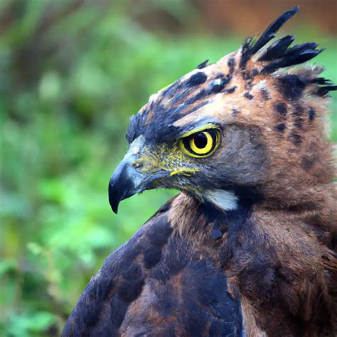 Interactúa el águila crestada con los seres humanos Aves Mundo