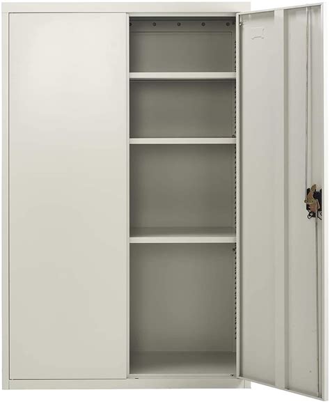 Mmt Furniture Designs Grey Stainless Steel Cupboard Door Lockable