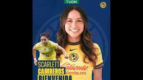 Oficial Scarlett Camberos Regresa Al Am Rica Tudn Liga Mx Femenil