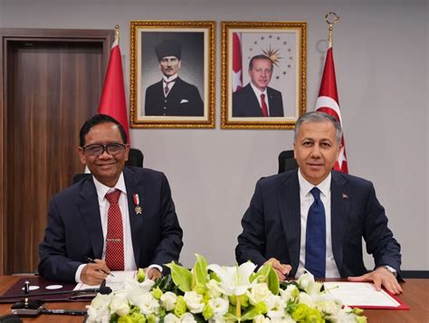 Türkiye ile Endonezya arasında güvenlik alanında işbirliği anlaşması