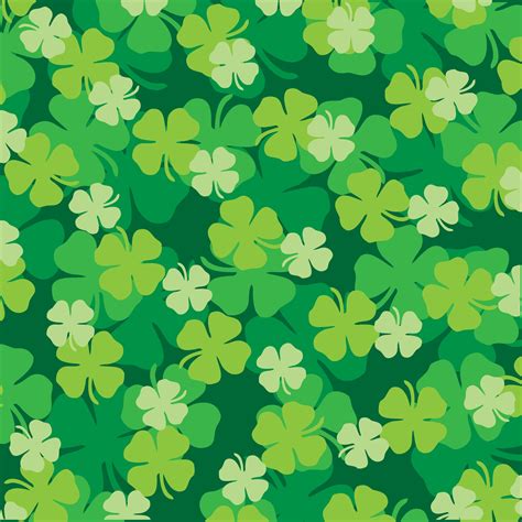 Saint Patricks Day Layered Shamrock Pattern 334326 Vector Art At Vecteezy