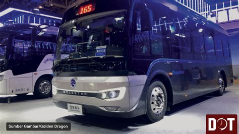 Golden Dragon Pamerkan Bus Listrik Di Busworld Indonesia