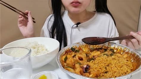 낙곱새 당면먹고 라면사리먹고 볶음밥까지~~ 먹방 Mukbang Youtube