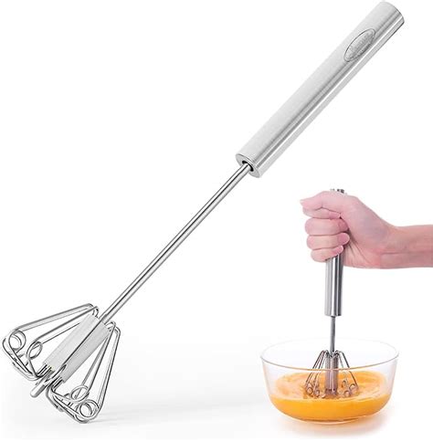 Amazon Newness Whizzy Whisk Stainless Steel Semi Automatic Whisk