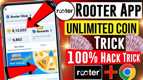 Rooter App Unlimited Coins Hack Rooter App Se Coin Kaise Kamaye