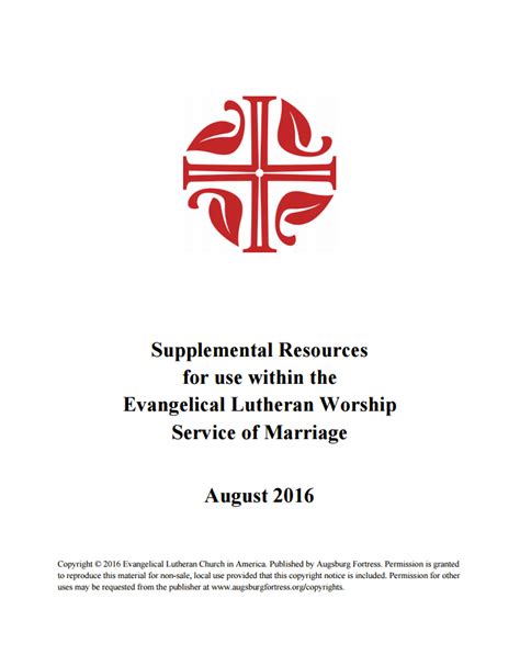 Elca Develops Supplemental Same Gender Marriage Resource Reconcilingworks