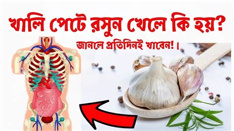 খালি পেটে রসুন খেলে কি হয় জানলে প্রতিদিন খাবেন। Food Regular Eiting