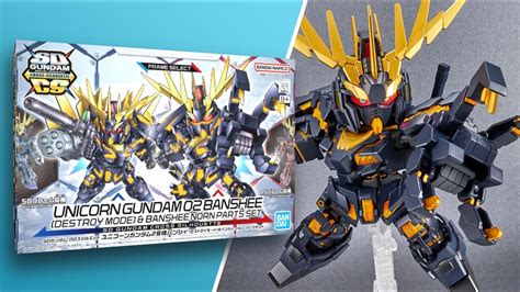 Sd Gundam Cross Silhouette Unicorn Gundam Banshee Destroy Mode