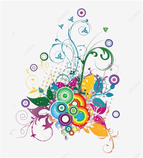 Ornate Floral Vector Hd PNG Images Vector Floral Illustration