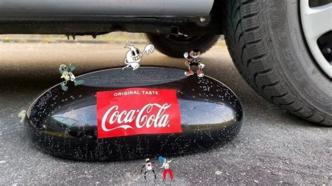 Soft Things By Car Experiment Crushing Crunchy Car Vs Coca Cola In