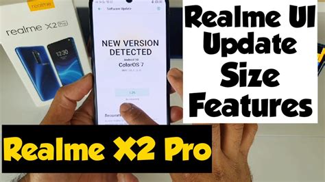 Realme X2 Pro Realme Ui Update Size And Features YouTube