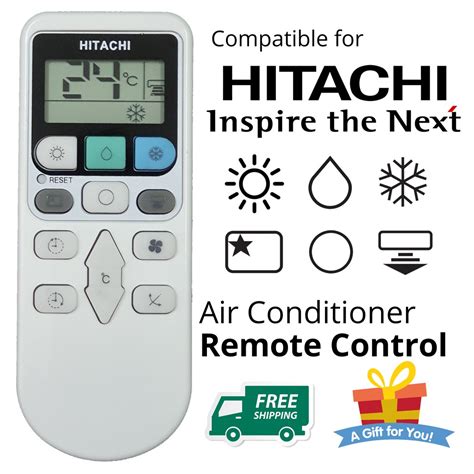 Hitachi Rar 3v2 Ac Aircond Air Conditioner Remote Control Rar 2p2 Rar 3u1 Ras 5111g Ras 10c9g