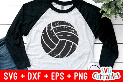 Volleyball SVG Distressed Volleyball Shirt Design 71950 Cut