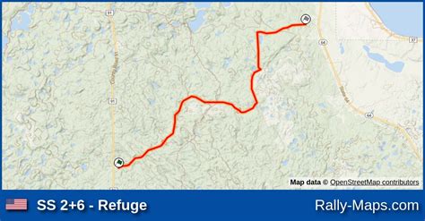 Karte Wp 26 Refuge 🌍 Ojibwe Forests Rally 2023 Ara Rallyekartede