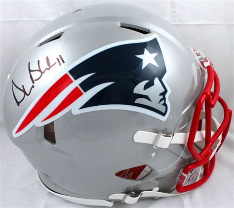 Drew Bledsoe Signed Patriots Full Size Authentic On Field Speed Helmet