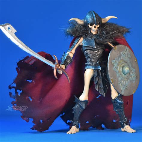 Skeleton Cape Scottacus Customs Action Figure Tailor