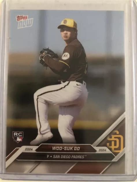 Carta Rookie Topps Now Road To Opening Day Od Woo Suk Go Rc