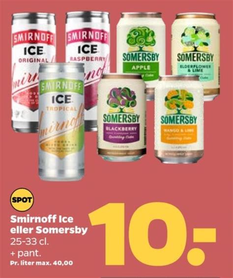 Smirnoff Ice Rtd Tilbud Hos Netto