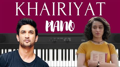 Khairiyat Chhichore Sushant Singh Rajput Cover By Piano Lavish