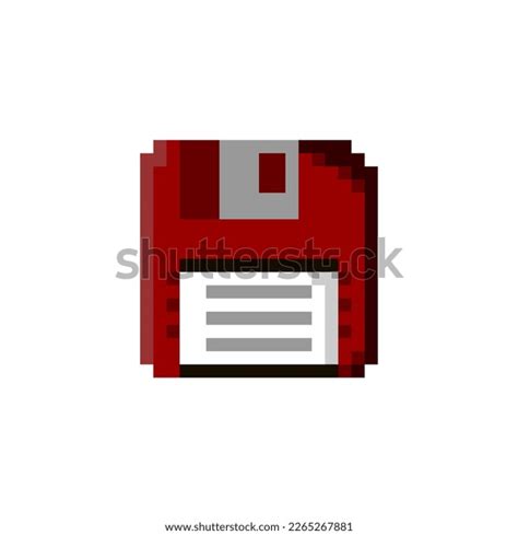 Pixel Art Floppy Disk Diskette 8 Stock Vector (Royalty Free) 2265267881 ...