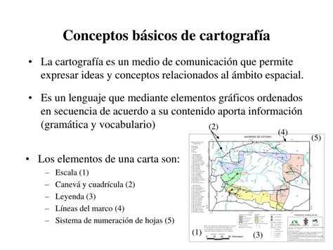 PPT Conceptos básicos de cartografía PowerPoint Presentation free