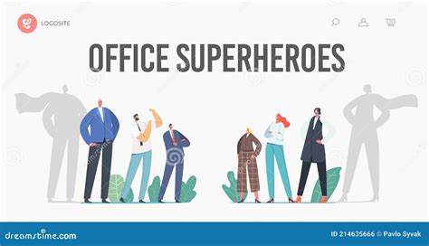 Gender Sex Team Rivalry Office Superheroes Landing Page Template Self