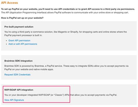 How To Get Paypal Api Credentials Username Password And Signature