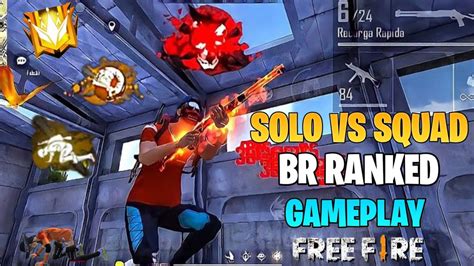 Solo Vs 🤯 Squad Ranked Gameplay Solo Vs Squad Free Fire Max And India 😲 Youtube