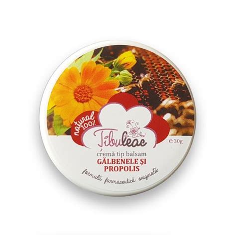 Crema Tip Balsam Galbenele Si Propolis G Tibuleac Plan Farmacia