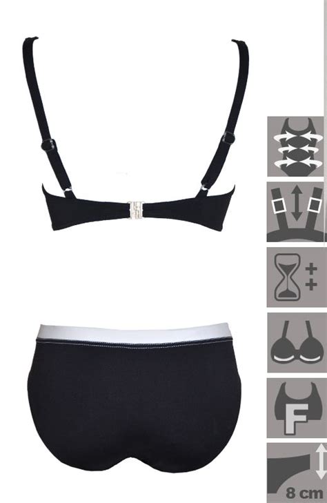 Rasurel Bikini Reforzada Con Aros Copas F