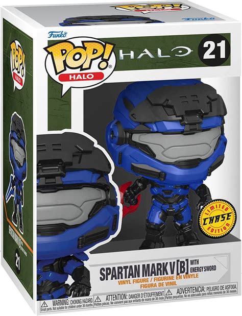 Funko Pop! Games - Halo - Halo Infinite - Spartan Mark V with Red ...