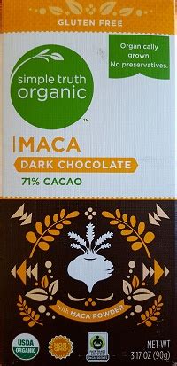 Maca Dark Chocolate By Simple Truth Organic Review