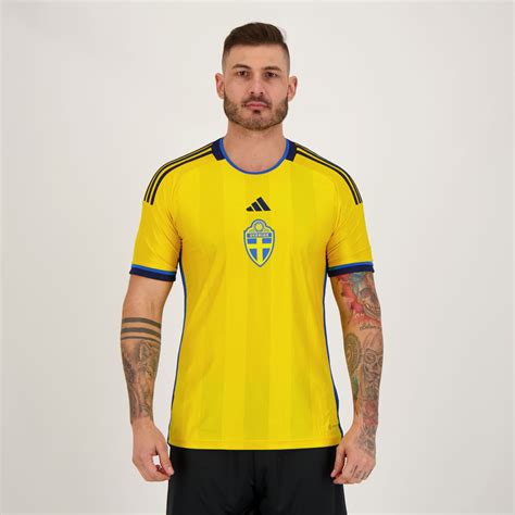 Adidas Sweden 2022 Home Soccer Jersey Futfanatics