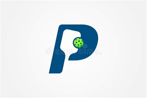 Pickleball Logo P Stock Illustrations 14 Pickleball Logo P Stock