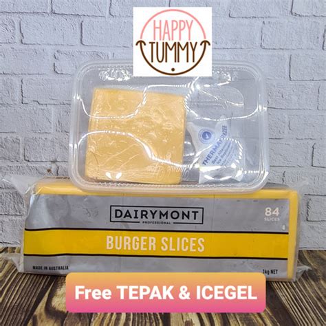 Jual Dairymont Red Burger Slices Repack Ecer 14 28 Slice Keju Lembar