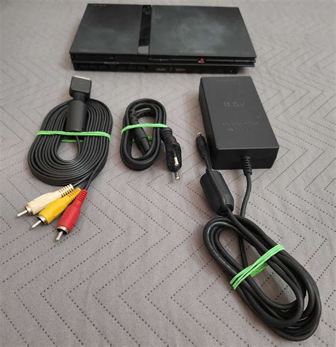 Sony Playstation Ps Slim Black Pal Zasilacz Kabel Do Tv Stalowa