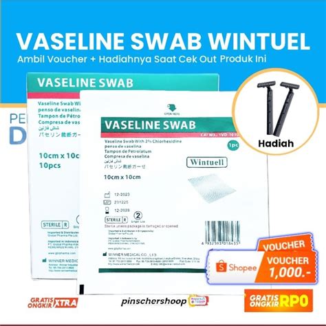 Jual Vaseline Swab X Cm Winner Sejenis Lomatuel Satuan Shopee