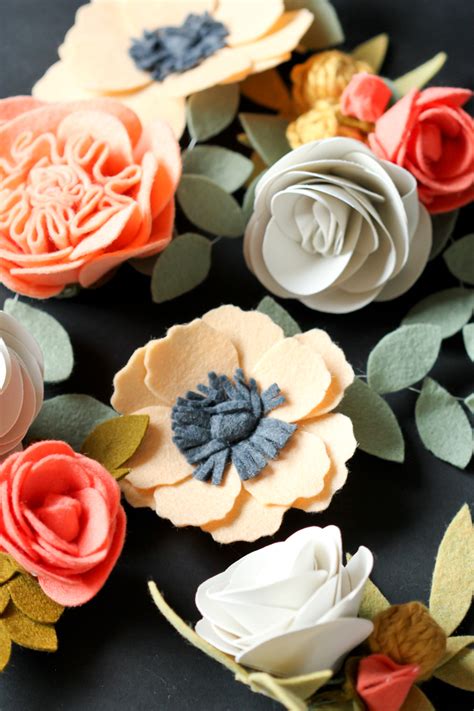 Felt Flowers Details Clip Tutorial