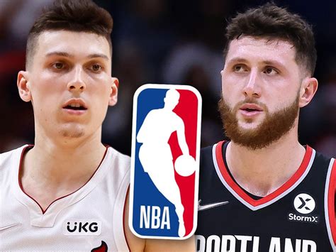 Tyler Herro Jusuf Nurkic Fined K For On Court Scuffle