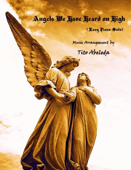 Angels We Have Heard On High Easy Piano Solo Arr Tito Abeleda By