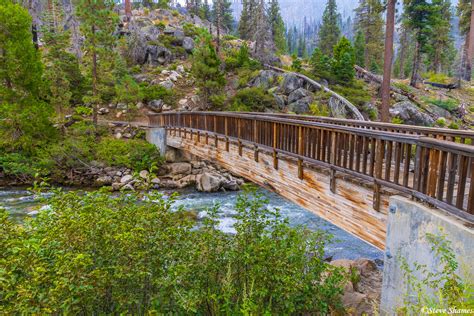 Sierra Walking Bridge Sierra Nevada Mountains California Steve