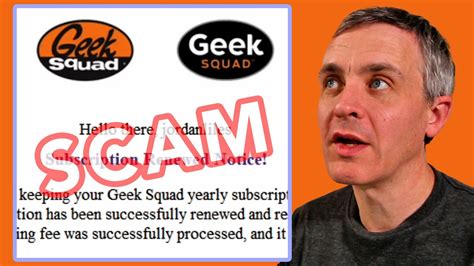 Geek Squad Email Invoice Scam Youtube