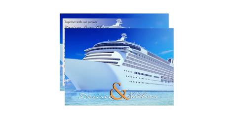 Cruise Ship Wedding Invitation | Zazzle